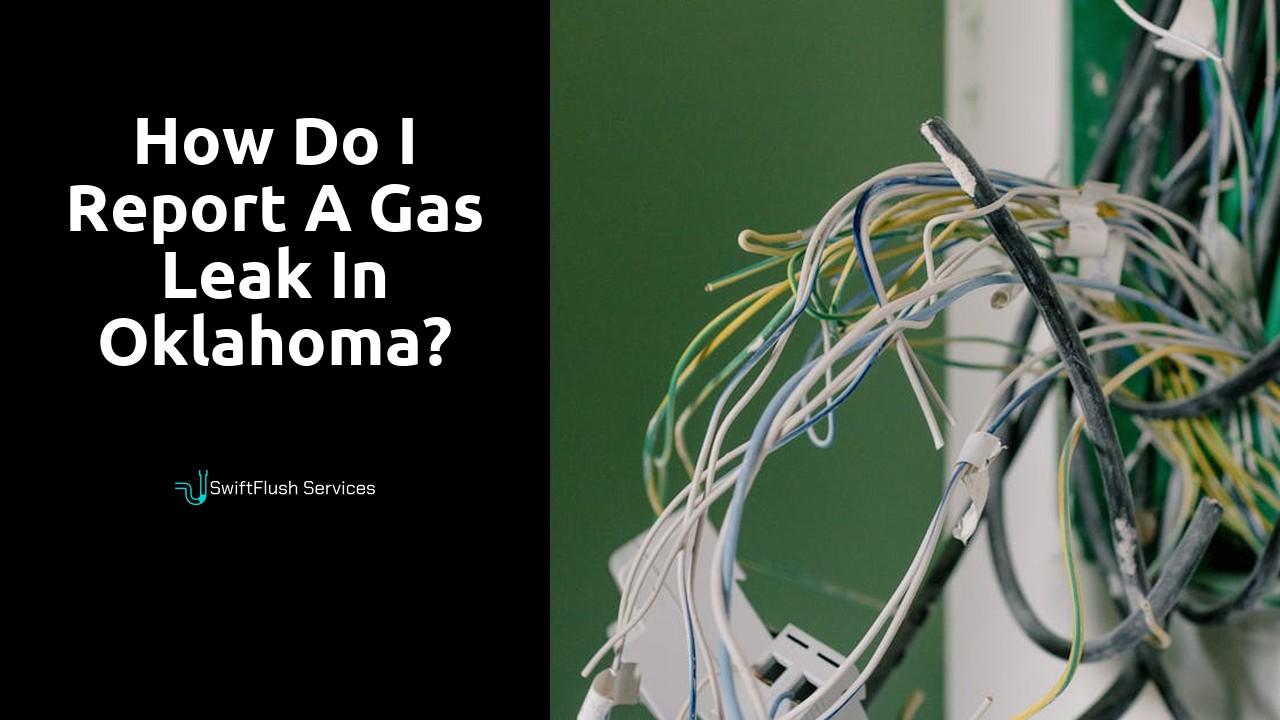 How do I report a gas leak in Oklahoma?