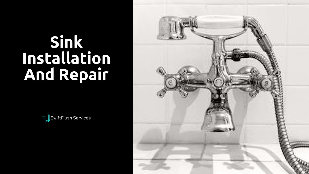 Sink installation and repair